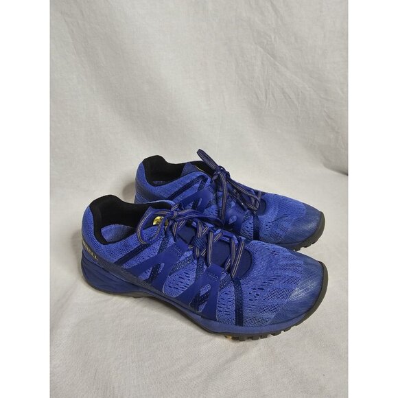 Merrell Women's Siren Hex Q2 Hiking Trail Shoes Blue Lace Up Mesh Size 8 - Picture 2 of 10